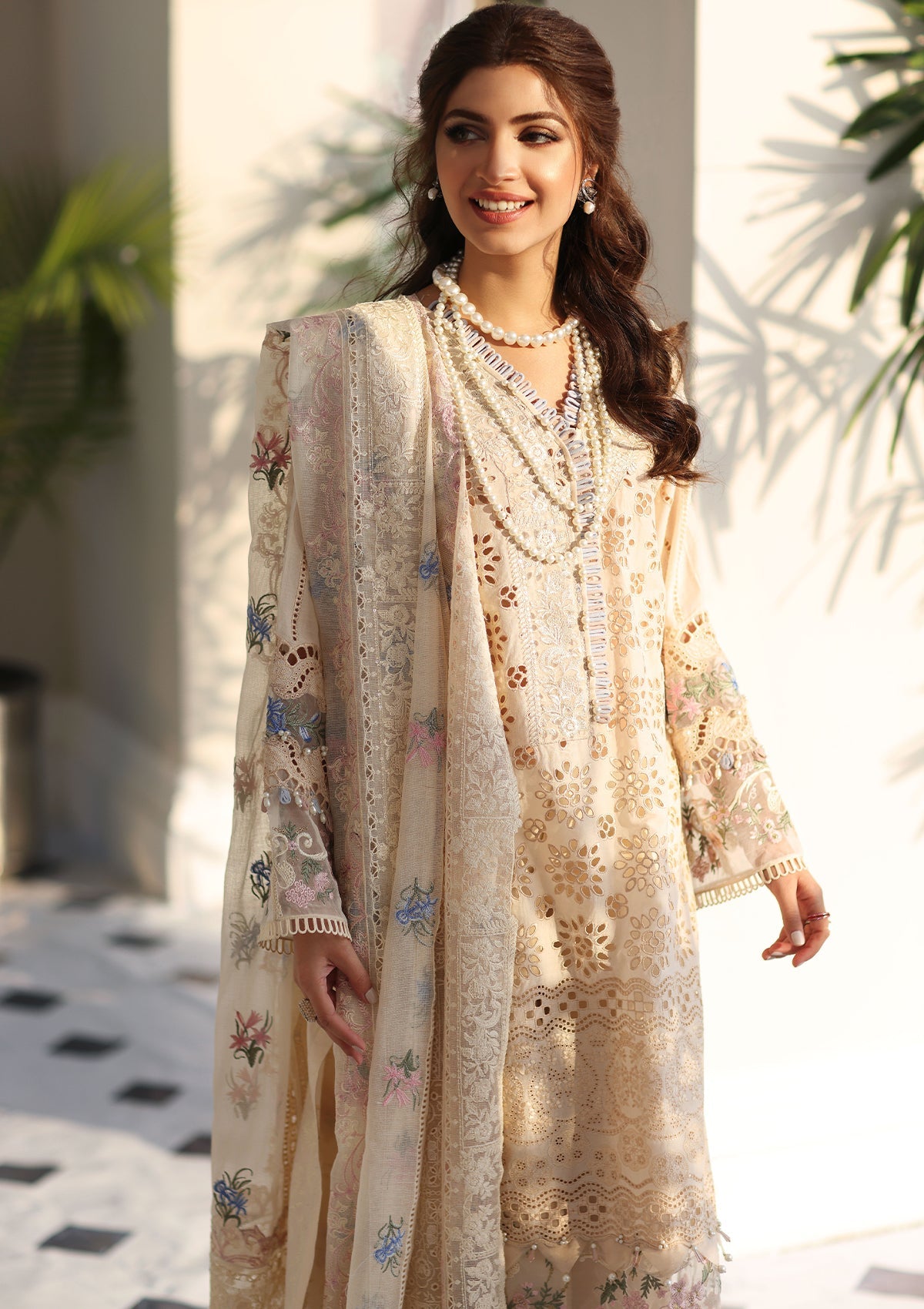 Elaf Premium Luxury Lawn Embroidered 3 Piece Unstitched - Harmony