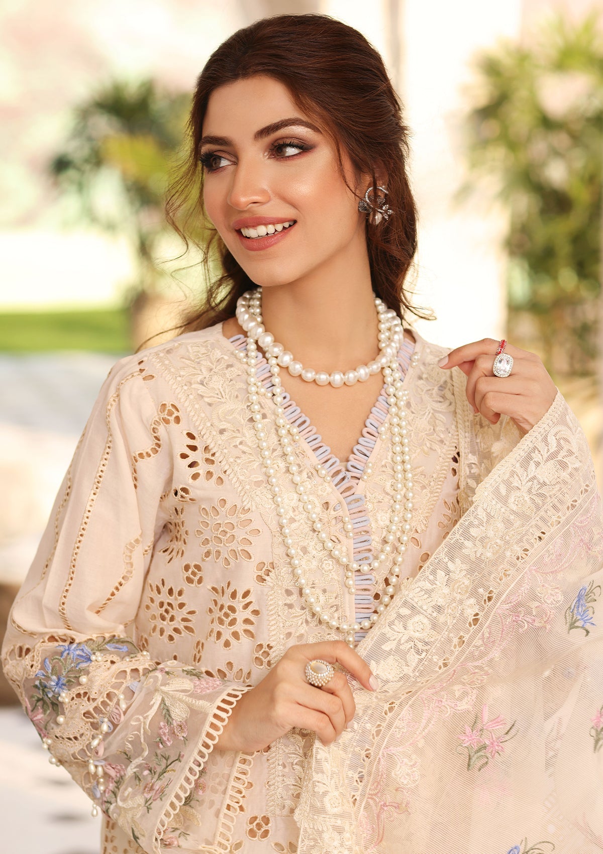 Elaf Premium Luxury Lawn Embroidered 3 Piece Unstitched - Harmony