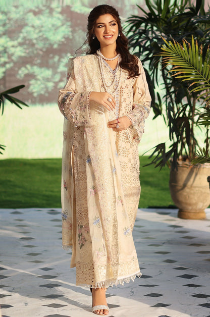 Elaf Premium Luxury Lawn Embroidered 3 Piece Unstitched - Harmony