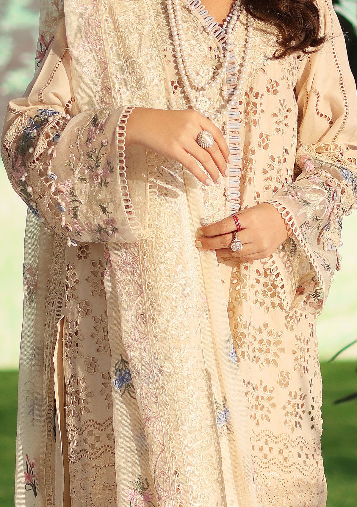 Elaf Premium Luxury Lawn Embroidered 3 Piece Unstitched - Harmony