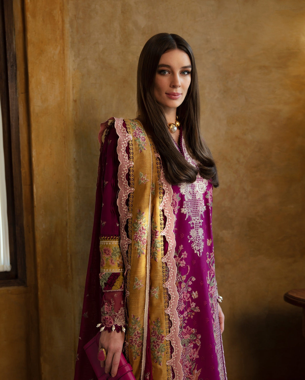 Ilana by Republic Embroidered Lawn Unstitched 3Pc Suit D6 - A Camille