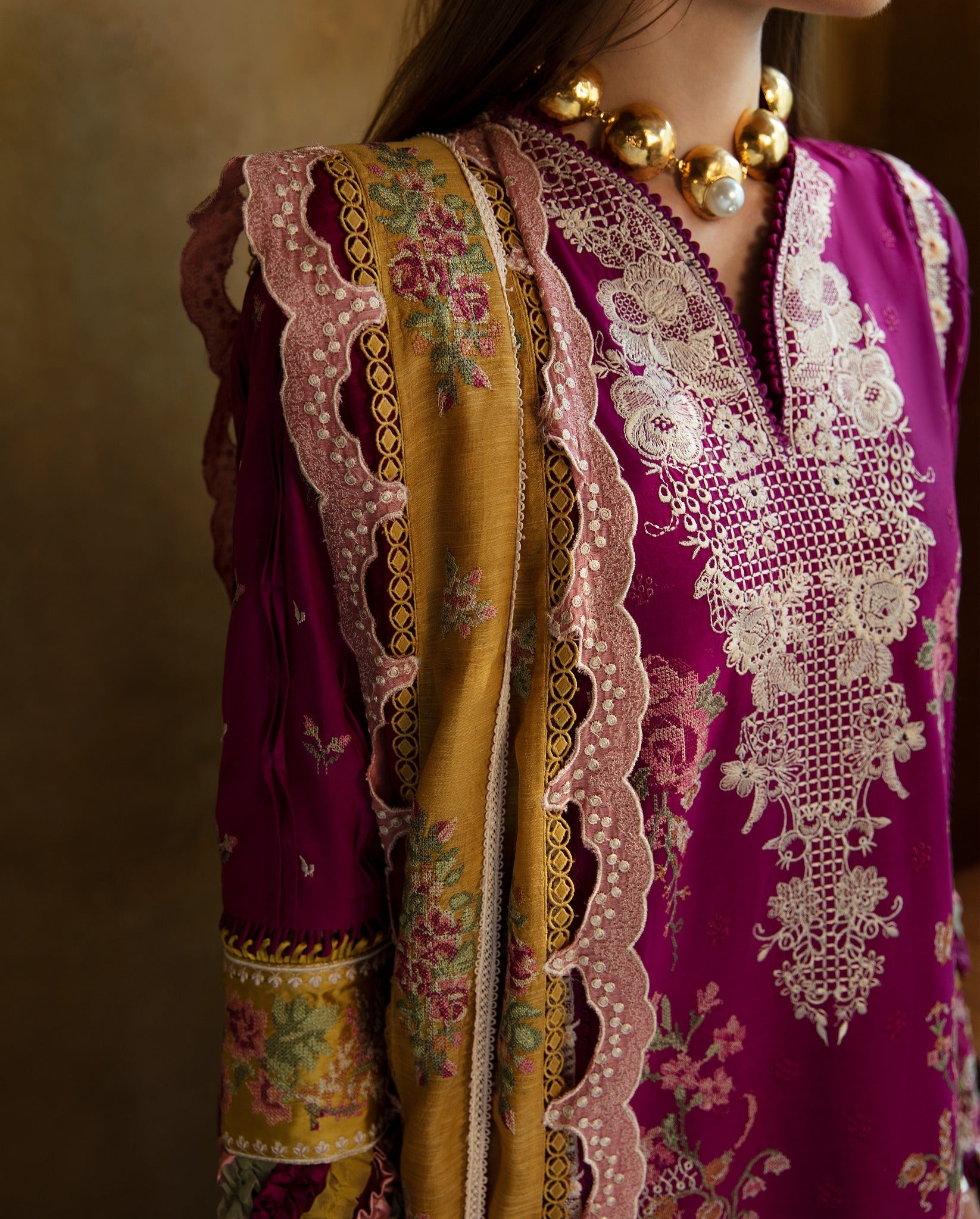 Ilana by Republic Embroidered Lawn Unstitched 3Pc Suit D6 - A Camille