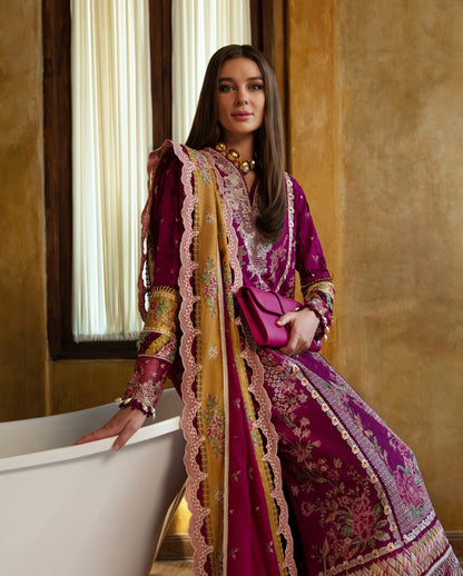 Ilana by Republic Embroidered Lawn Unstitched 3Pc Suit D6 - A Camille