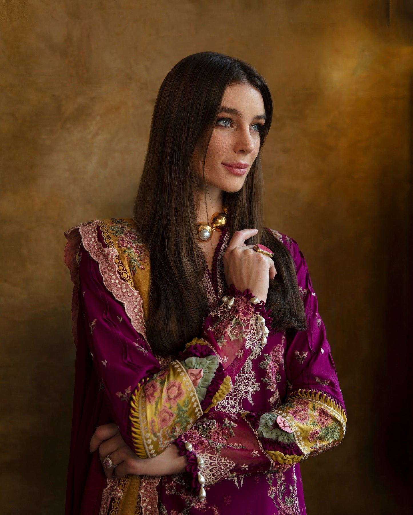 Ilana by Republic Embroidered Lawn Unstitched 3Pc Suit D6 - A Camille
