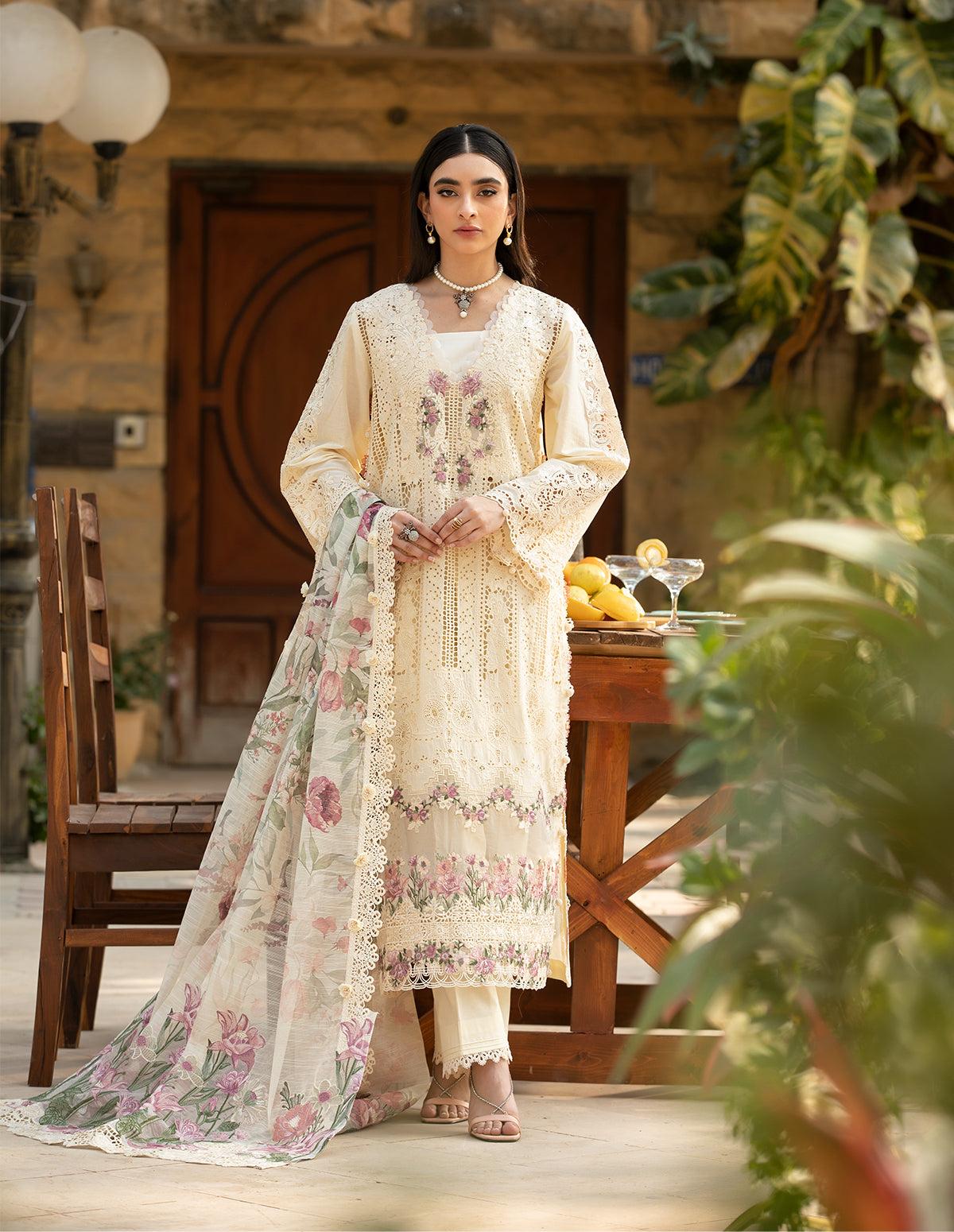Elaf Embroidered Lawn Suit Unstitched 3 Pc Kohinoor - Eid Collection