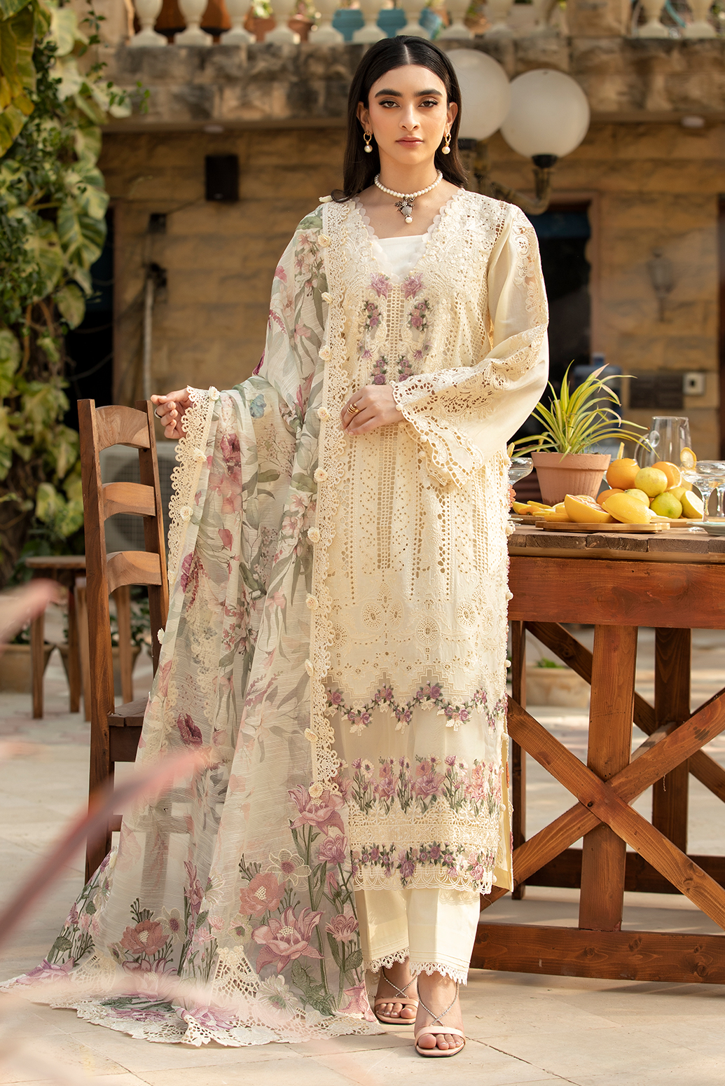 Elaf Embroidered Lawn Suit Unstitched 3 Pc Kohinoor - Eid Collection