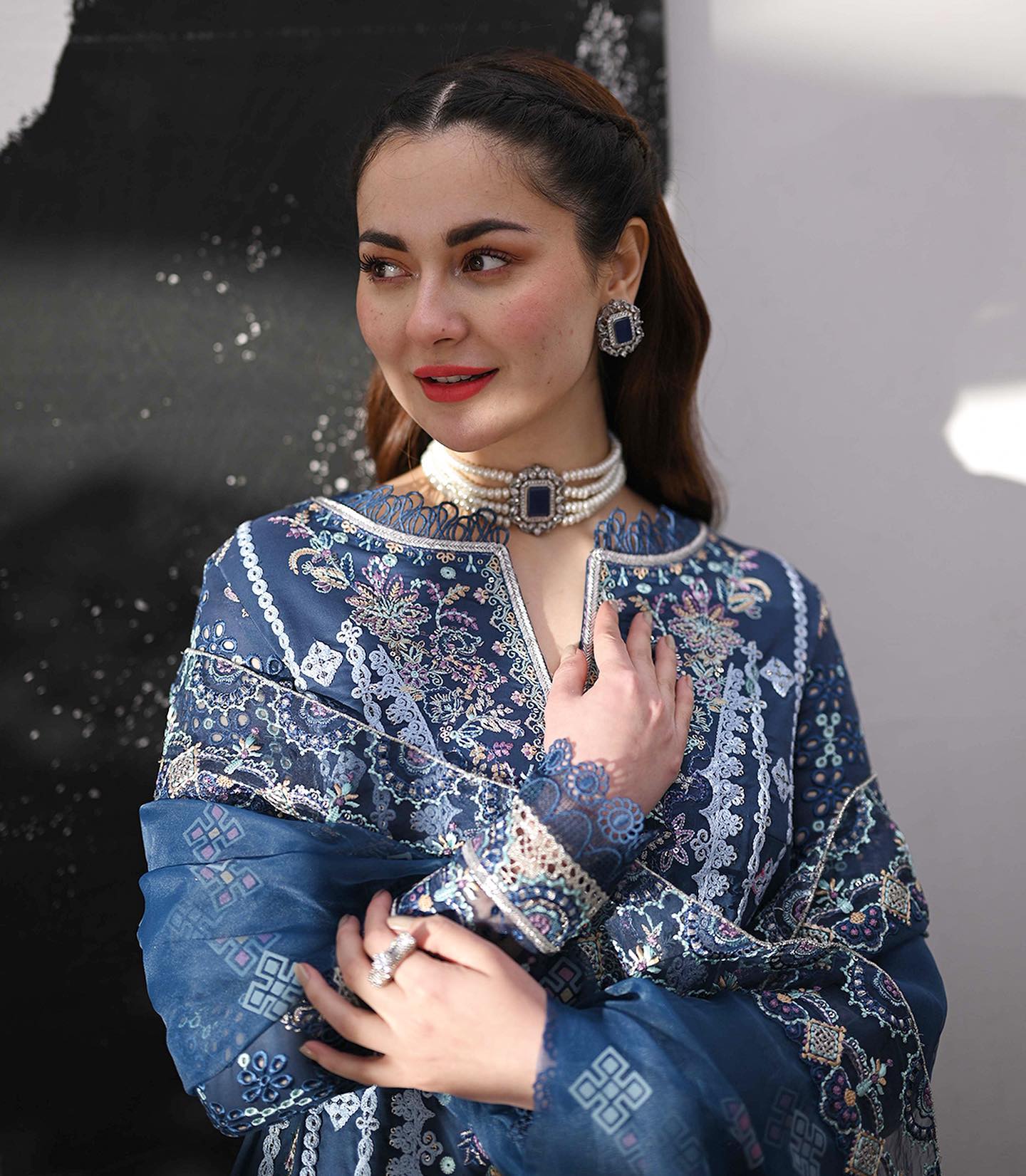 Sahil by Qalamkar Embroidered Lawn Suits Unstitched 3 Piece Kiral - Eid Collection
