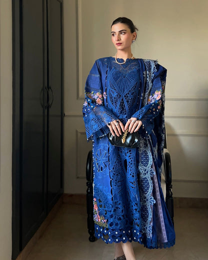 Parishay - Luxury Lawn Embroidered 3 Pc Unstitched Monaco