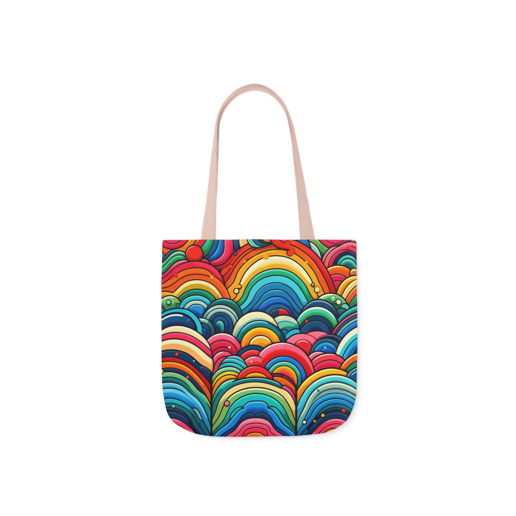 Canvas Tote Bag, 5-Color Straps