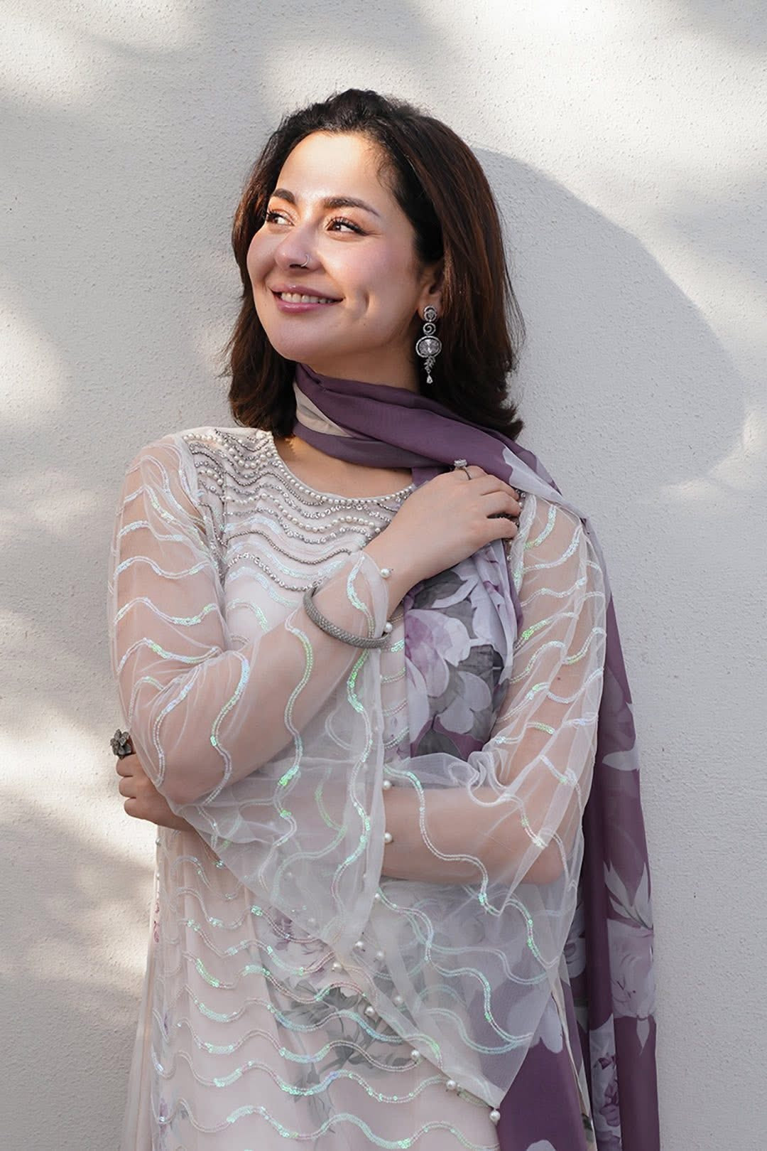 Lulusar Luxury Silk Embroidered 4 Pieces Net With Silk Inner Noural Dress