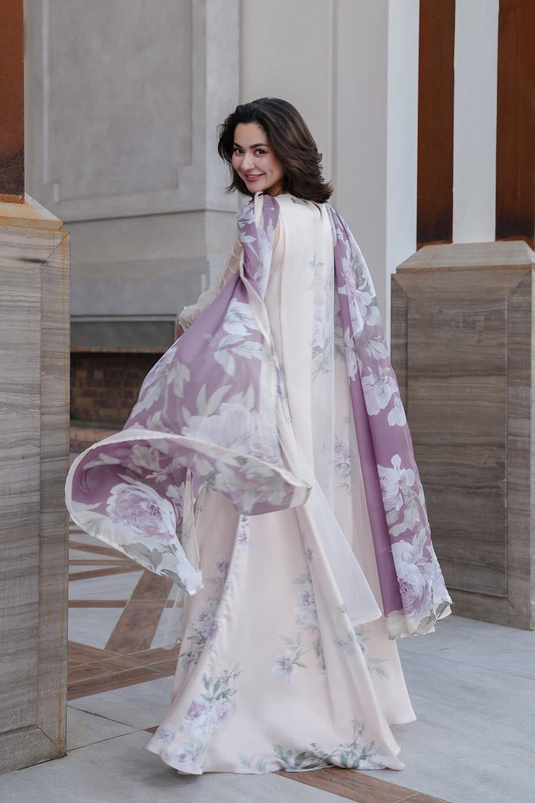 Lulusar Luxury Silk Embroidered 4 Pieces Net With Silk Inner Noural Dress
