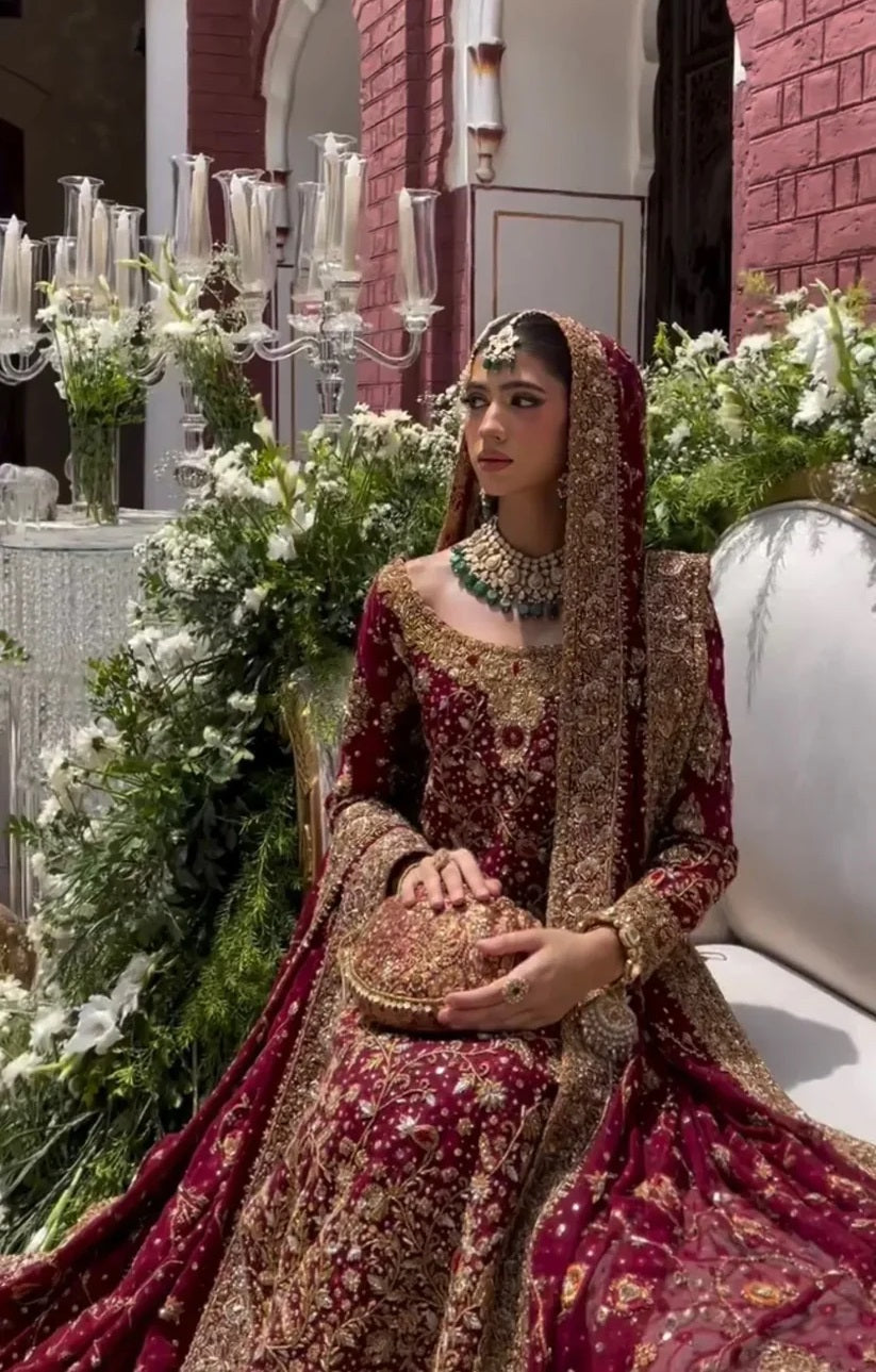 Haris Shakeel Luxury Raw Silk Embroidered 3 PC Unstitched ISHQ - HS