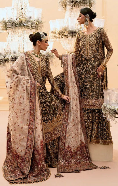 AIK Atelier Luxury Embroidered Organza 3Pc Unstitched Suit