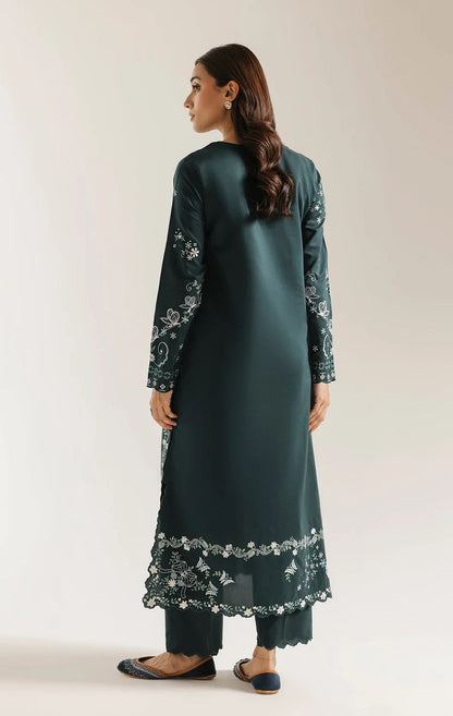 Ethnc Luxury Silk Embroidered 3Pc Unstitched Suit / 103 / 703