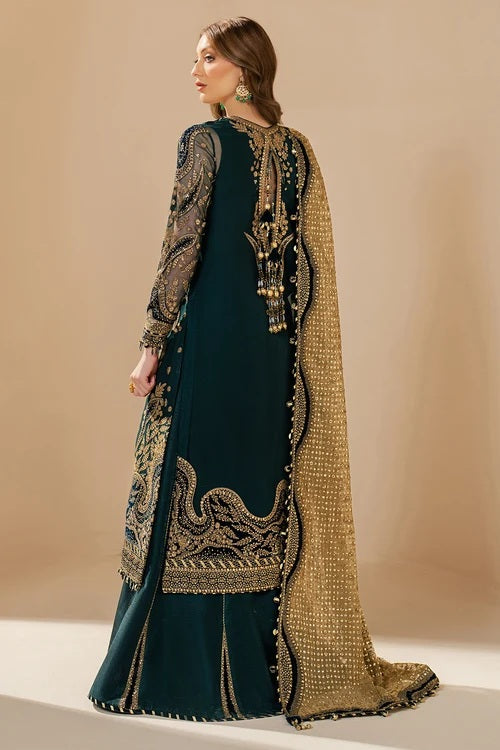 Jazmin Luxury Chiffon Embroidered 3Pc Unstitched Suit