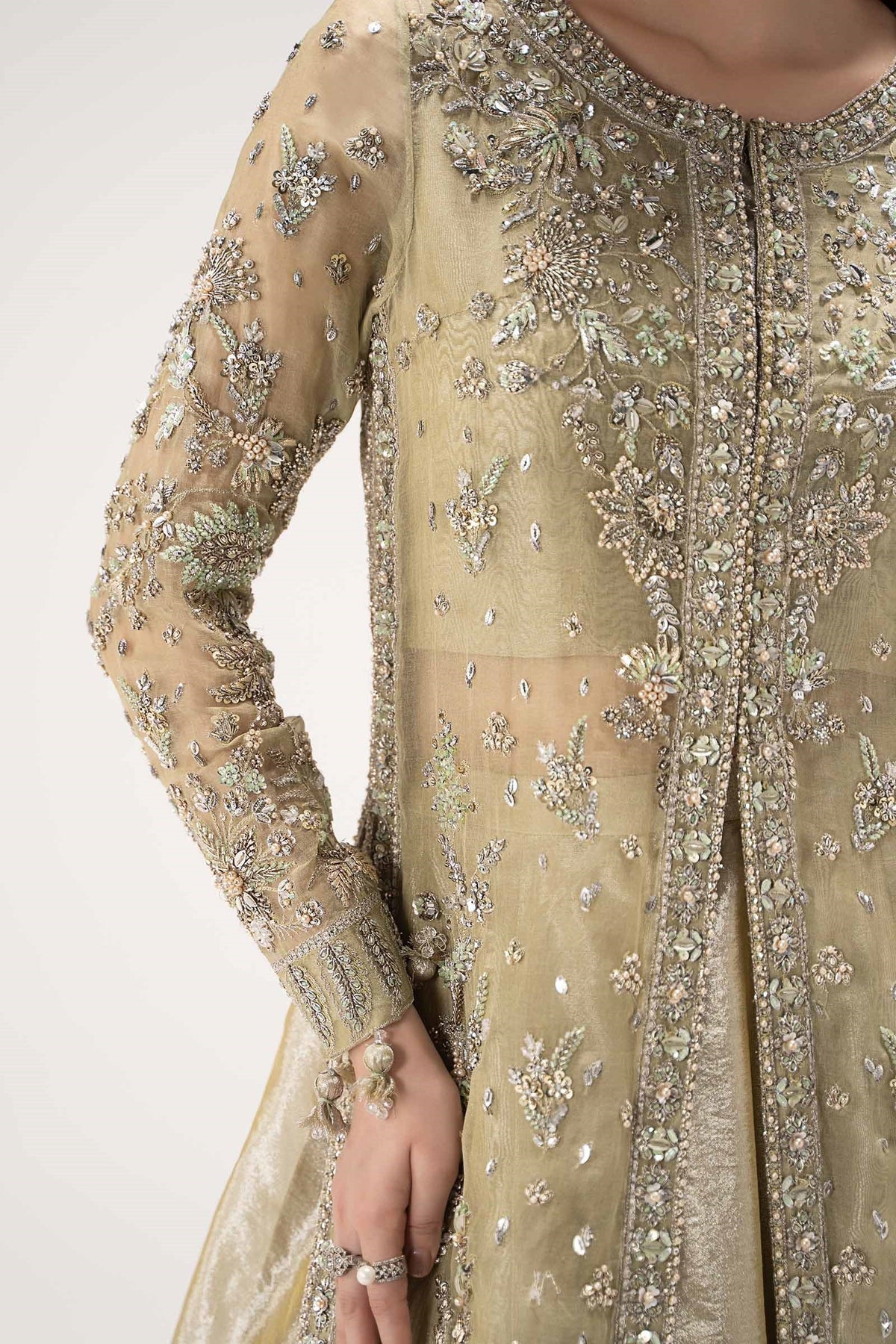 Mari B Luxury Embroidered Organza Unstitched 3Pc Suit Serelia
