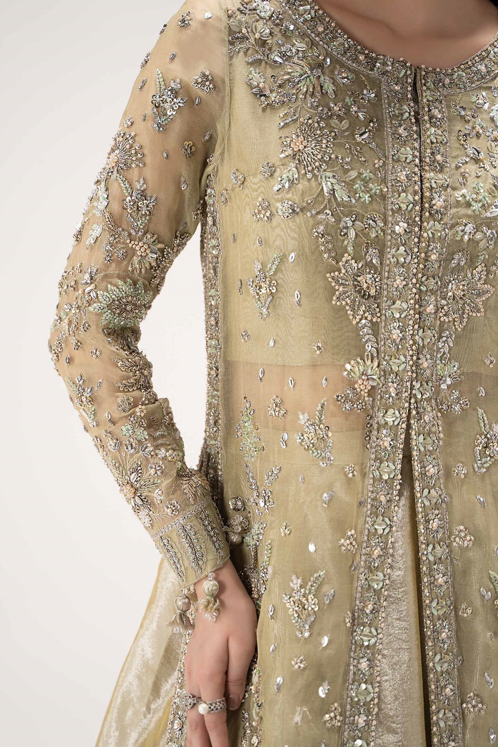 Mari B Luxury Embroidered Organza Unstitched 3Pc Suit Serelia
