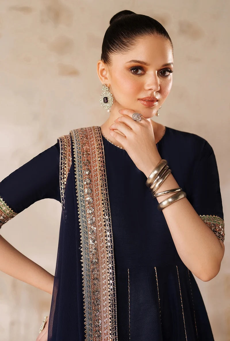 Luxury Chiffon Embroidered 3Pc Unstitched Suit
