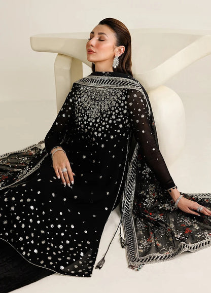 Jazmin Luxury Chiffon Embroidered 3Pc Unstitched Suit