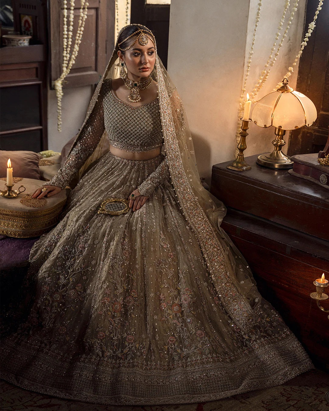 MAH Wedding Couture Net Embroidered Unstitched Collection