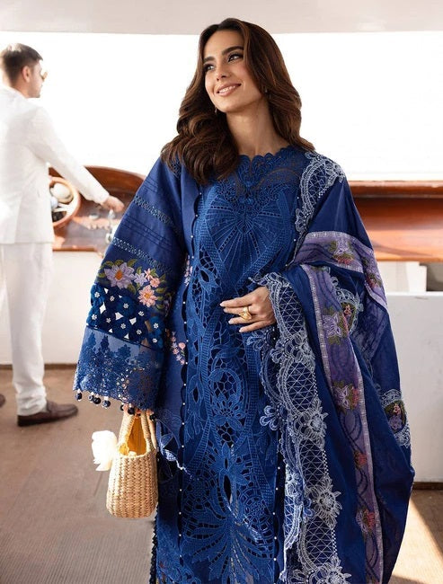 Parishay Monaco Luxury Lawn Embroidered 3 Pc Unstitched / Stitched