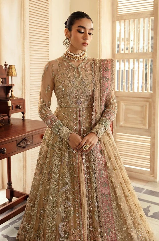Soraya Irina Luxury Net Embroidered Unstitched 3PC Suit