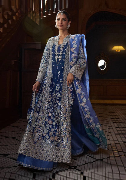 Soraya Lumene Luxury Organza Embroidered Unstitched 3PC Suit - Elise