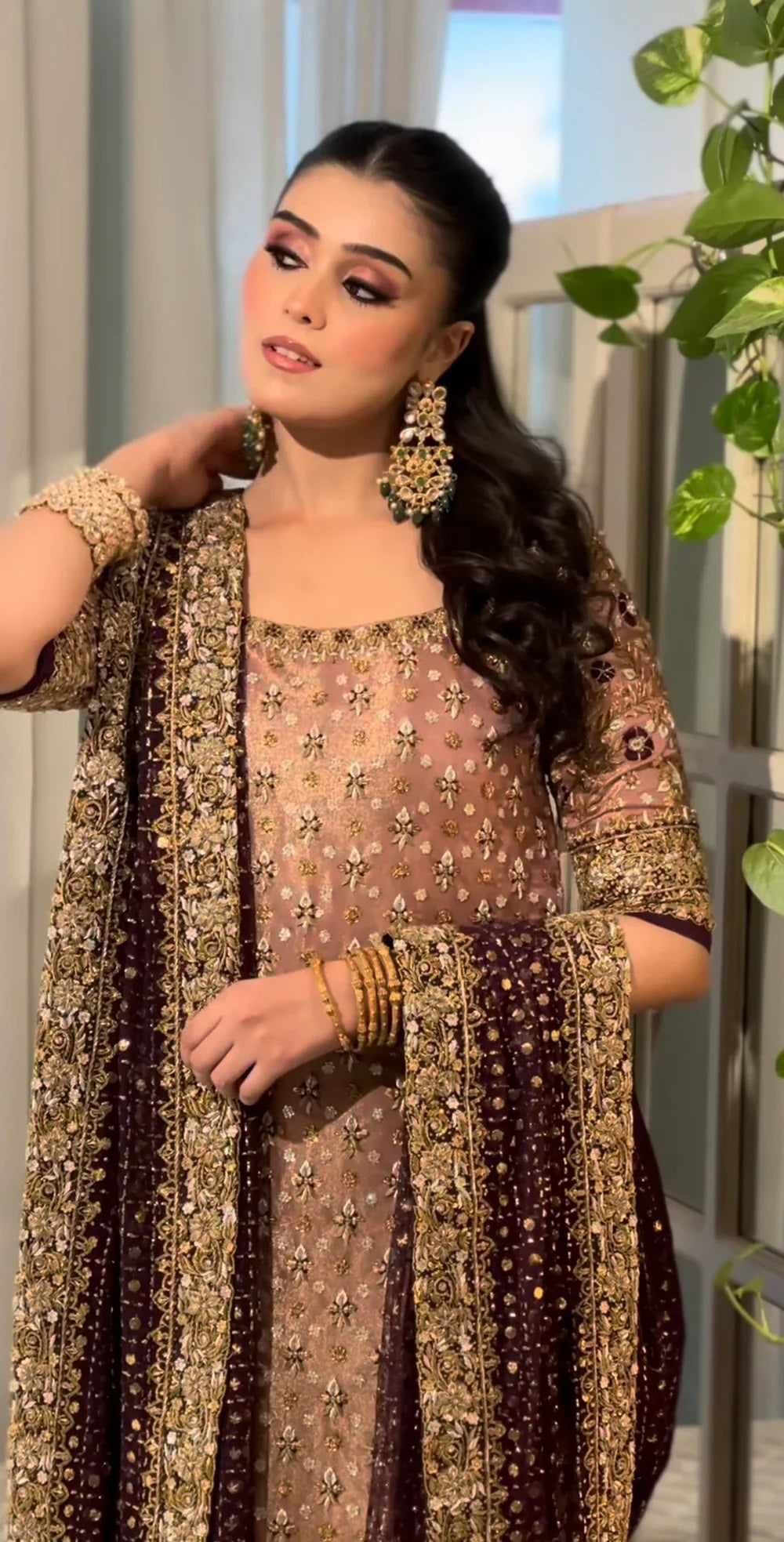 Haris Shakeel Luxury Myssory Embroidered 3Pc Unstitched - Freeha