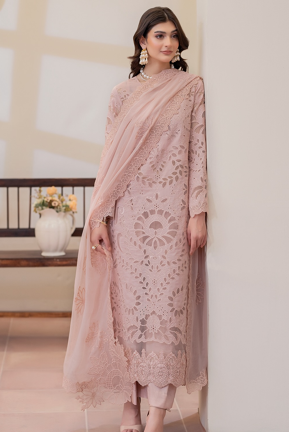 Imrozia Luxury Embroidered Lawn Unstitched 3Pc Suit ROHI