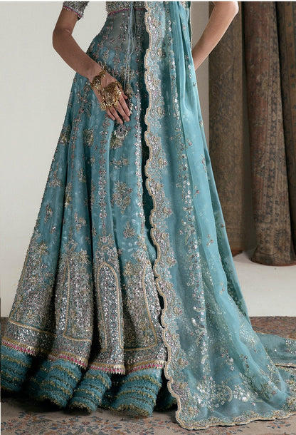 Suffuse Luxury Organza Hand Embroidered Unstitched 3 Piece - Anaira