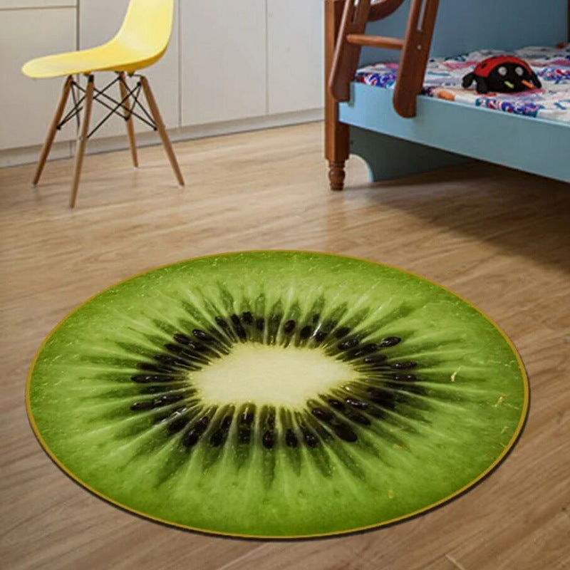 Cartoon Round Rug Living Room Yoga Mat