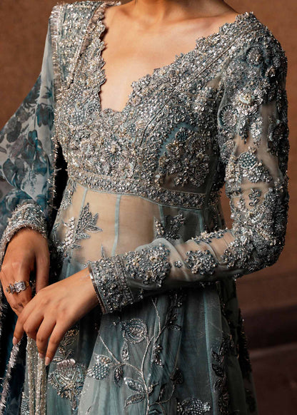 Hussain Rehar Parday ke Peechay Organza Hand Emblishment Maxi Unstitched ASTRA