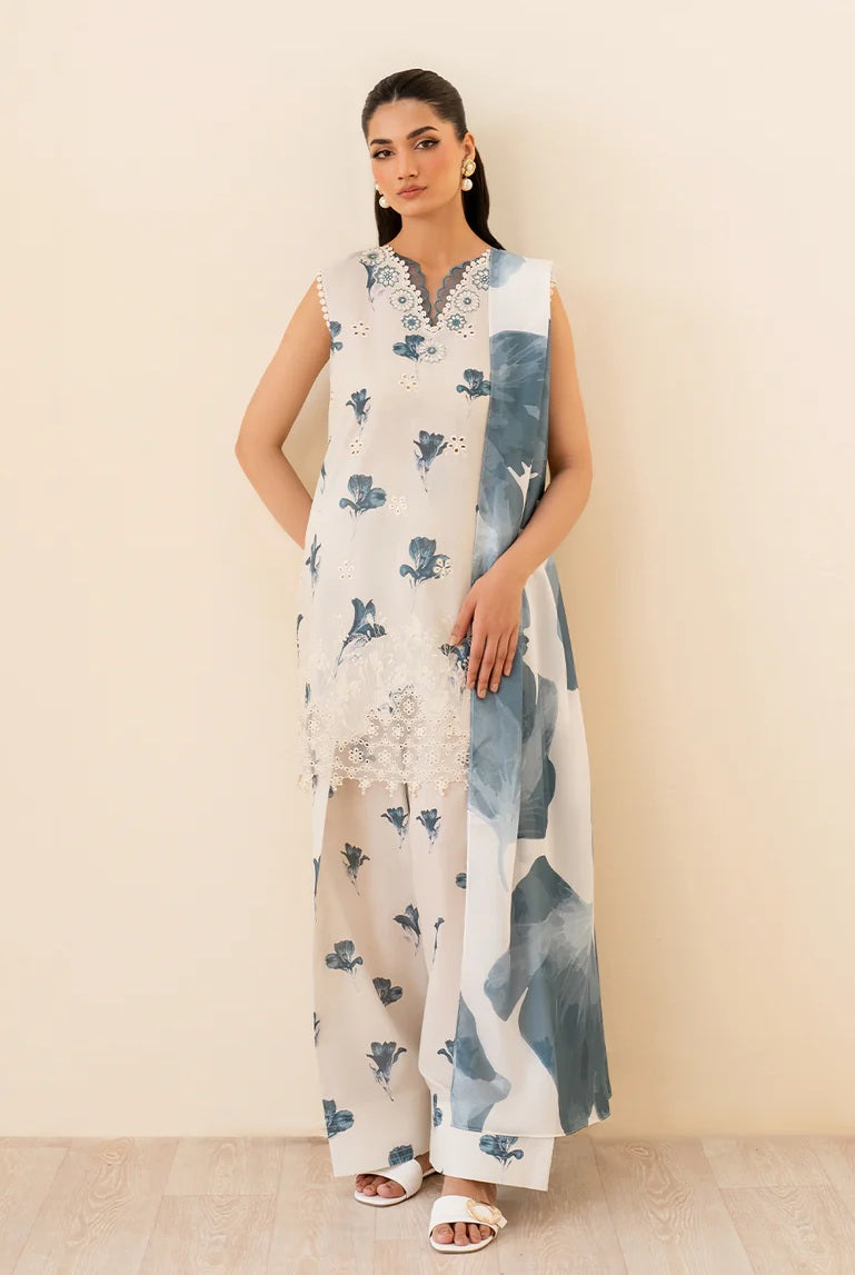 Iznik Lawn Embroidered 3 Piece Unstitched