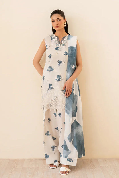 Iznik Lawn Embroidered 3 Piece Unstitched