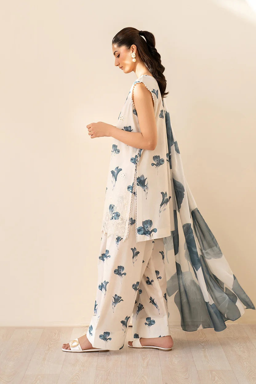 Iznik Lawn Embroidered 3 Piece Unstitched