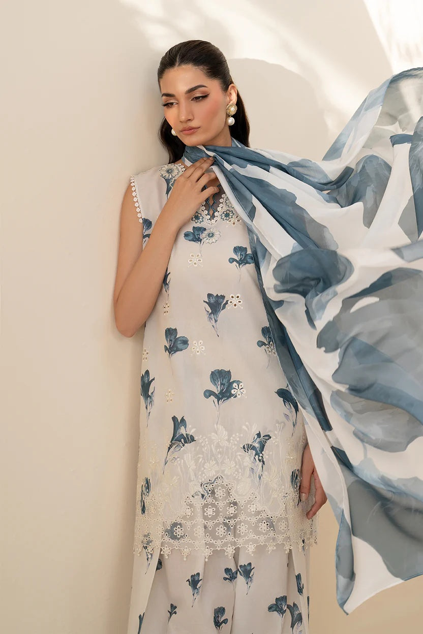 Iznik Lawn Embroidered 3 Piece Unstitched