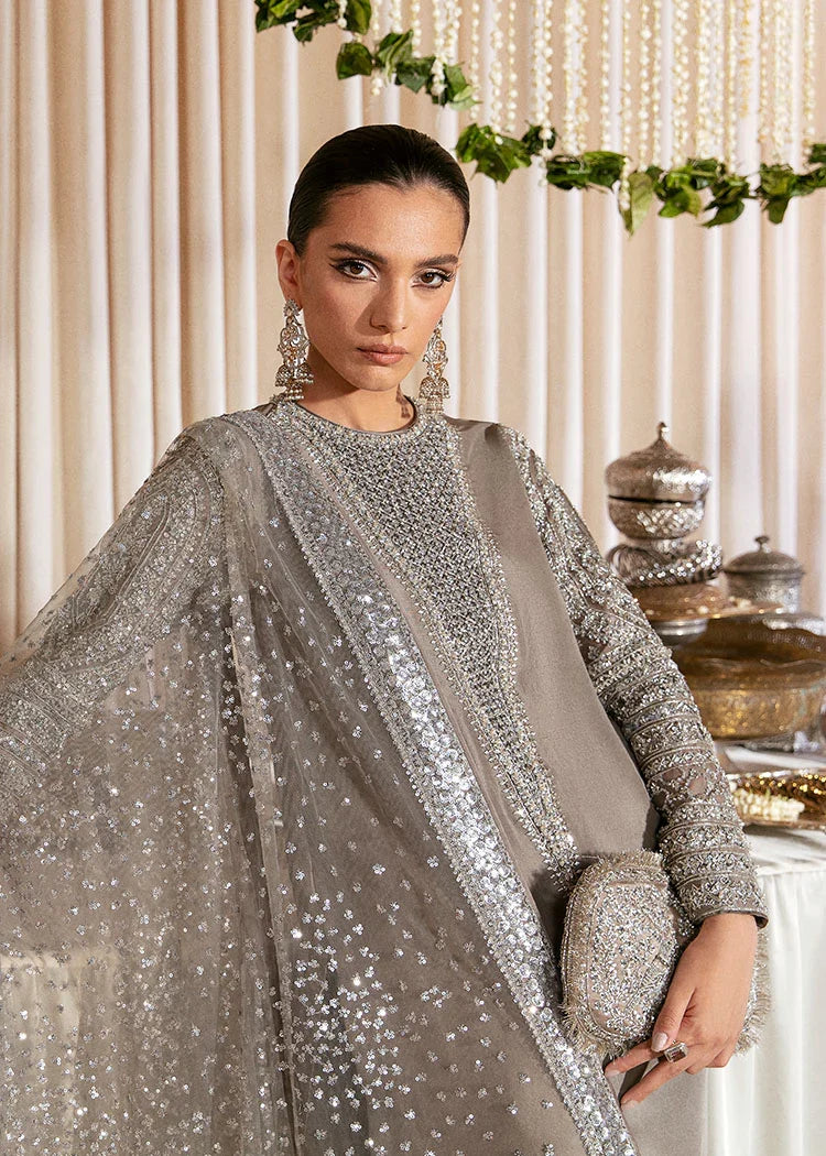 Hussain Rehar Raw Silk Unstitched Collection LUCENT Formal Raw Silk