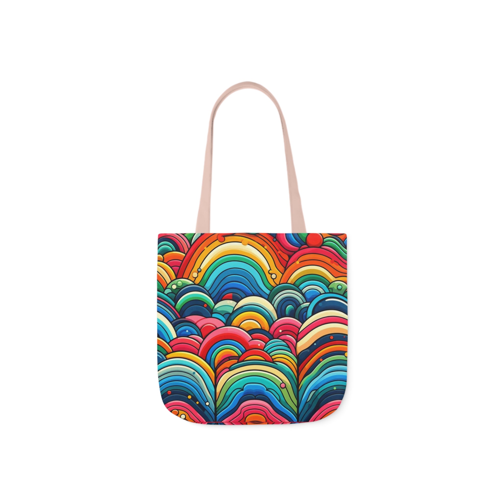 Canvas Tote Bag, 5-Color Straps