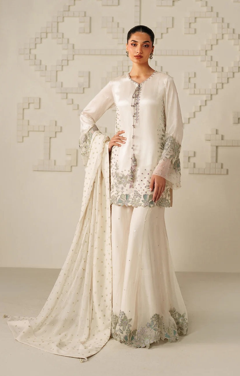 Iznik Luxury Embroidered Chiffon 3Pc Unstitched Suit
