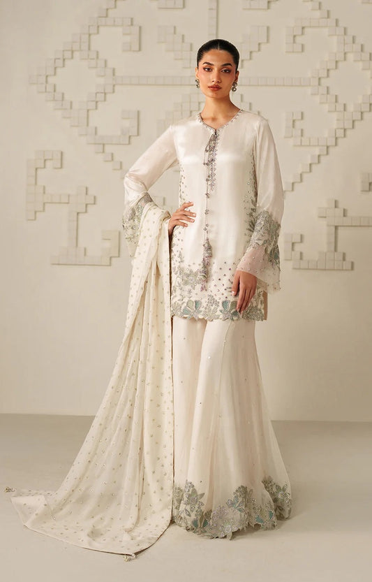 Iznik Luxury Embroidered Chiffon 3Pc Unstitched Suit