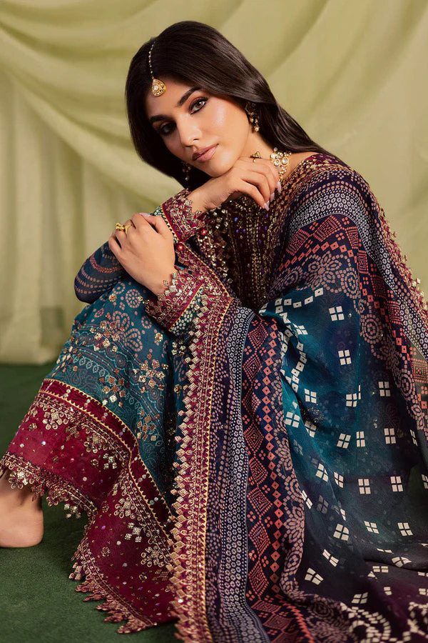 Nureh Luxury Lawn Embroidered 3 Pc Unstitched Collection JUGNI