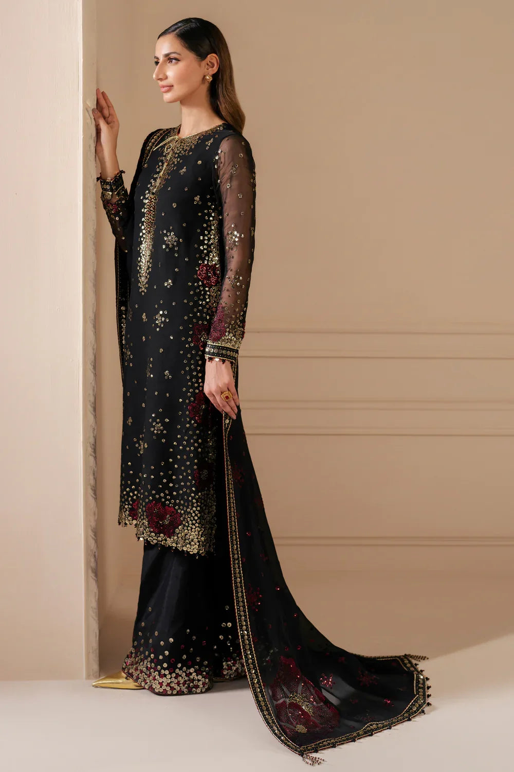 Jazmin Luxury Chiffon Embroidered Collection Unstitched