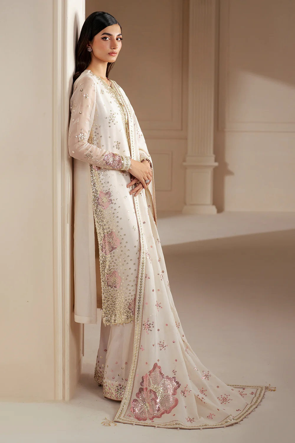 Jazmin Chiffon Embroidered 3 Piece Unstitched
