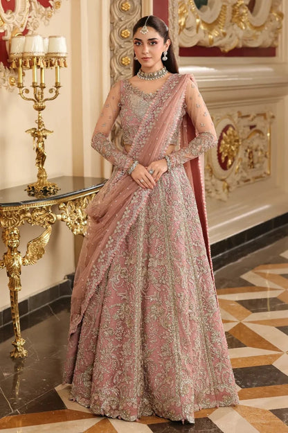 Elaf - Luxury Net Embroidered 3 Piece Unstitched