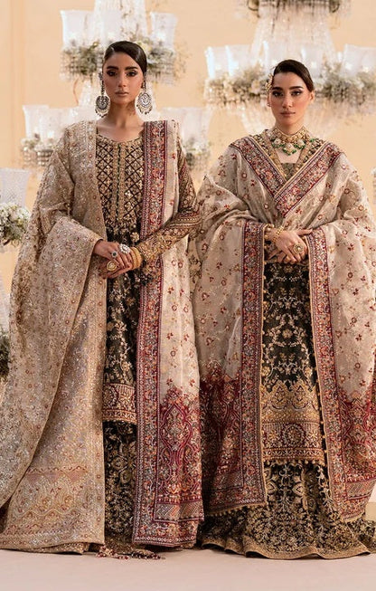 AIK Atelier Luxury Embroidered Organza 3Pc Unstitched Suit