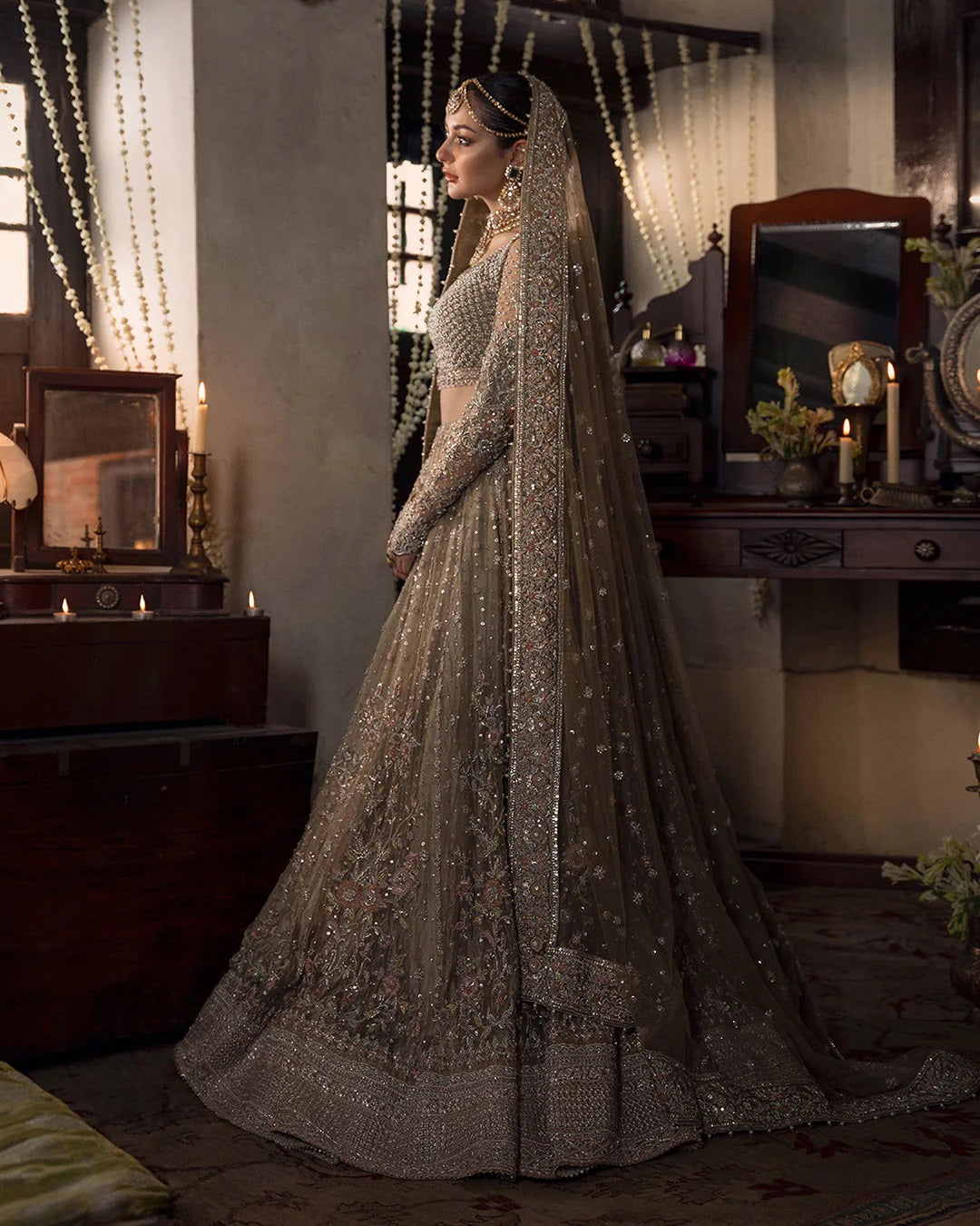 MAH Wedding Couture Net Embroidered Unstitched Collection