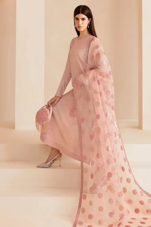 Jazmin Luxury Raw Silk Embroidered 3Pc Unstitched
