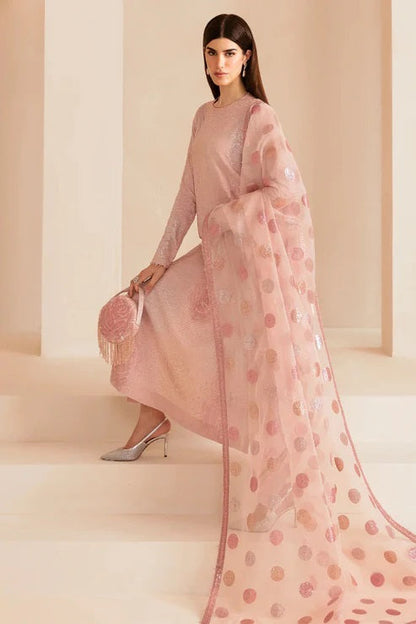 Jazmin Luxury Raw Silk Embroidered 3Pc Unstitched