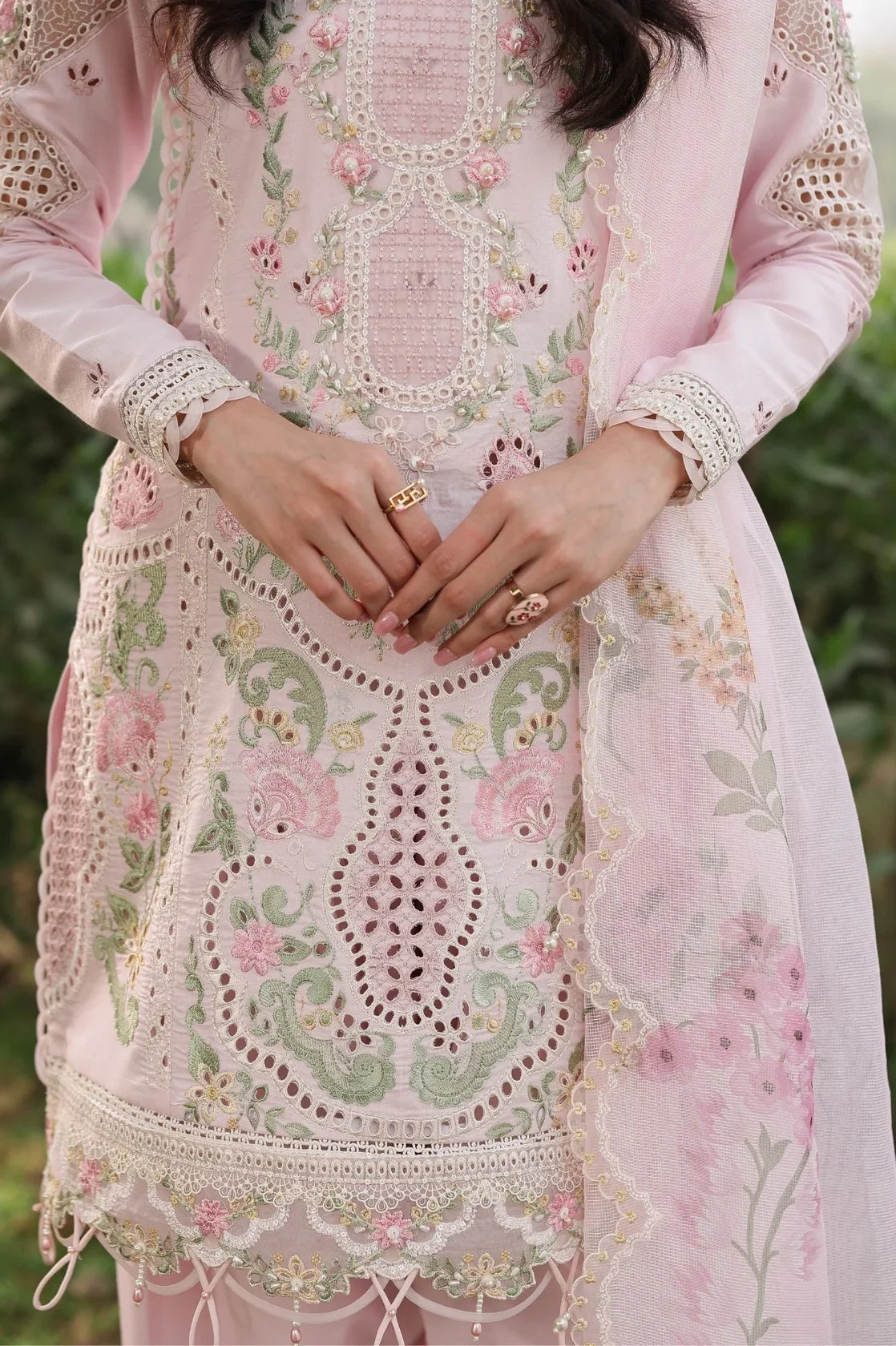 Sardinia - Pink Breeze - Luxury Lawn Embroidered 3 Piece Unstitched