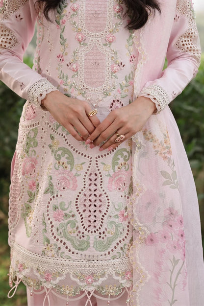 Sardinia - Pink Breeze - Luxury Lawn Embroidered 3 Piece Unstitched